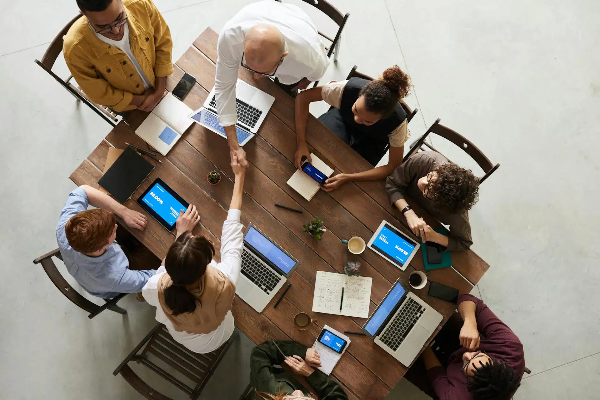 a diverse team meeting on workplace inclusion strategies